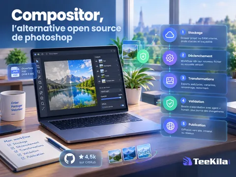 Compositor, l'alternative à Photoshop en Open source 