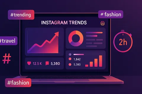 Un outil d'analyse de tendances Instagram développé en 2h !