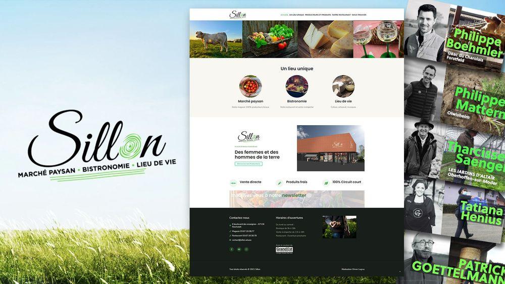Site web du Sillon, marché paysan