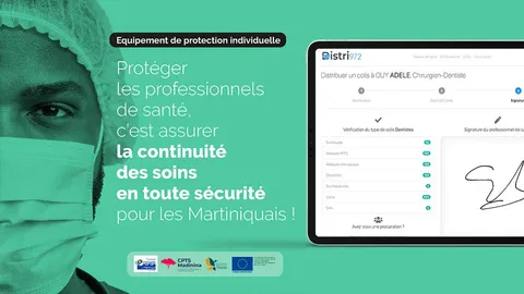 Distri972, l'application qui protège les professionnels de santé en Martinique